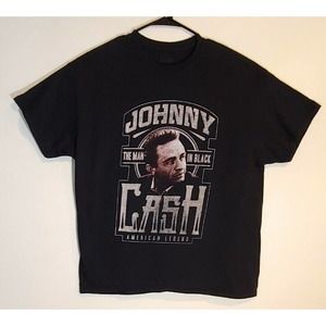 Johnny Cash The Man In Black American Legend T-Shirt Men’s Size XL
